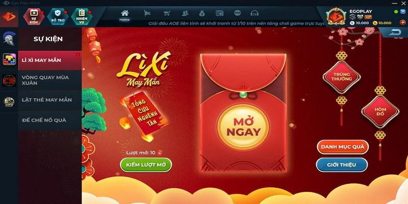 Lì xì may mắn là tựa game nổ hũ hàng đầu hiện nay